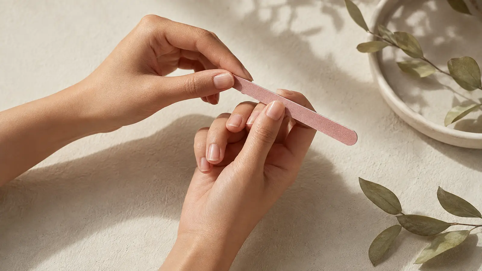 Preparación de uñas antes de aplicar SAELA